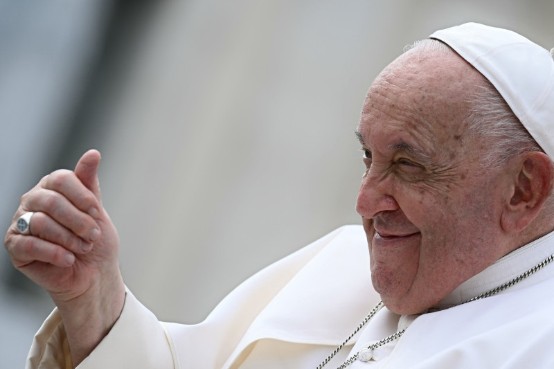 Papa Francisco sonriendo