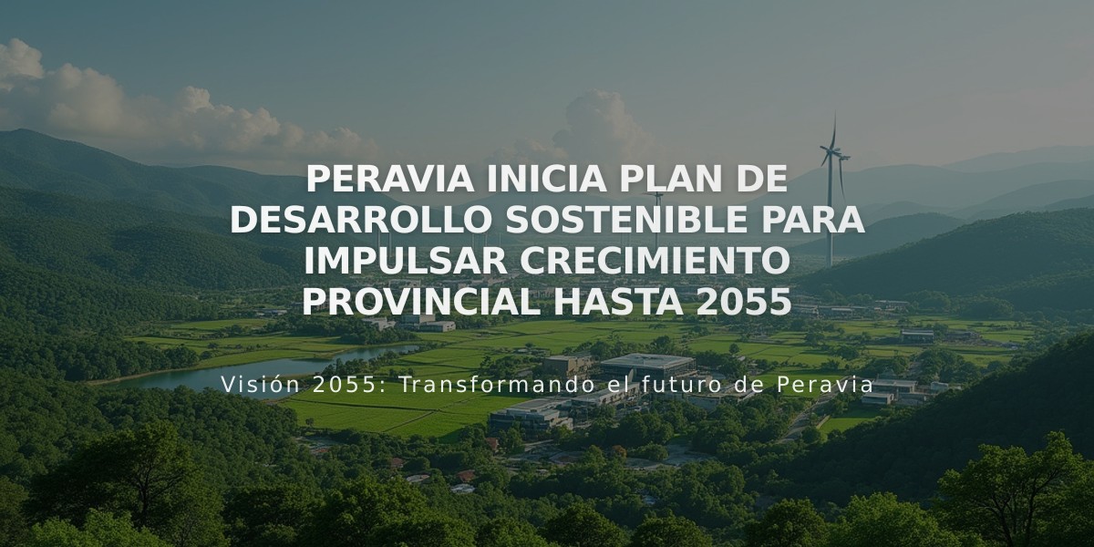 Peravia inicia Plan de Desarrollo Sostenible para impulsar crecimiento provincial hasta 2055