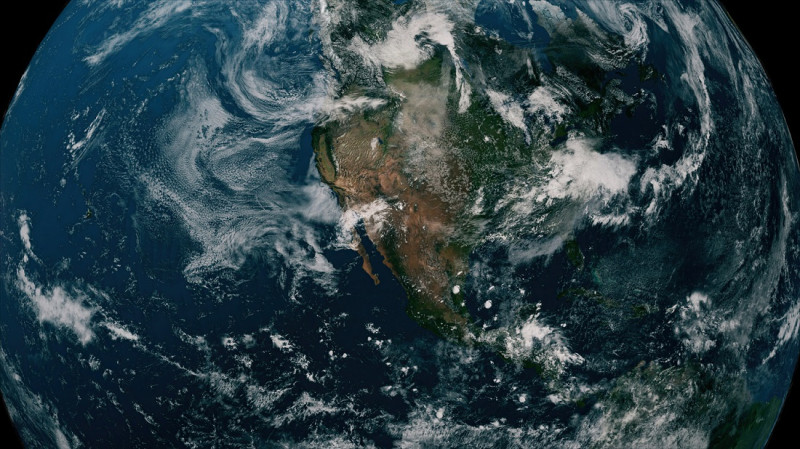 Imagen satelital de la Tierra